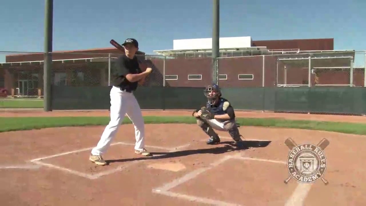 Backswing or FollowThrough Interference Baseball Rules Academy