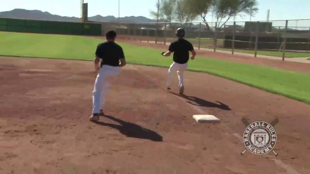 It is Legal for a Batter/Runner to Cross 1B and Turn towards 2B