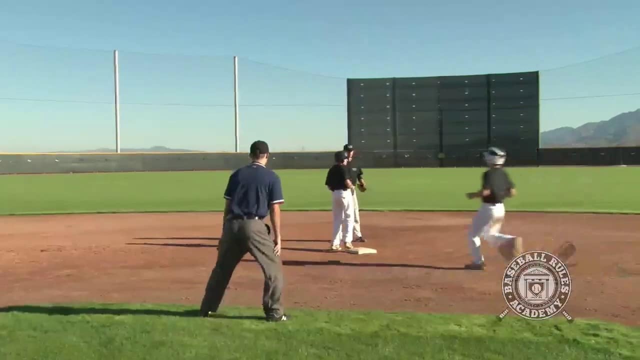 When Two Runners End up on the Same Base; Which is Out? Baseball