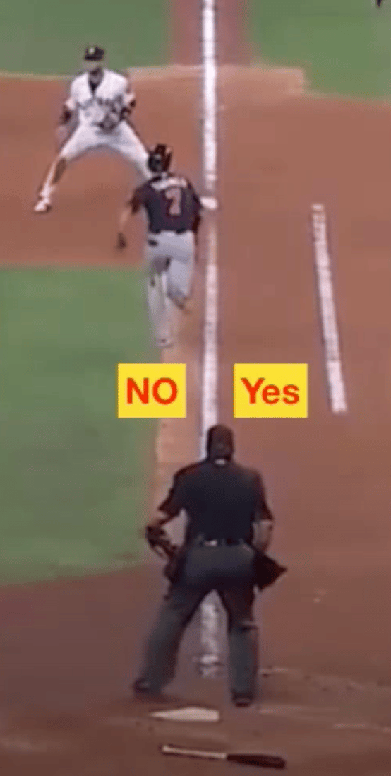 The NFHS Runner’s Lane Rule Umpire's Guide Baseball Rules Academy