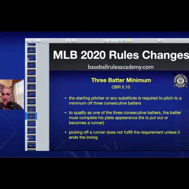 5.10 Substitutions and Pitching Changes (Including Visits to the Mound