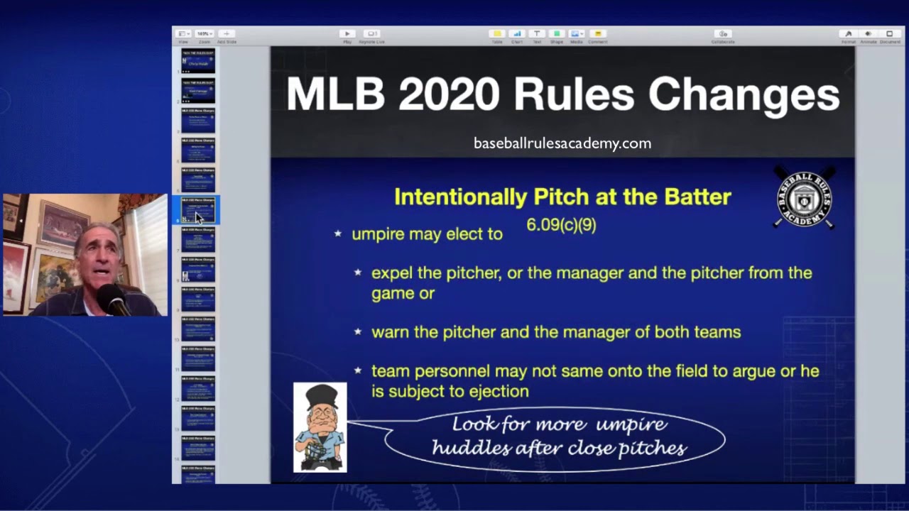 Pitching Rules Changes MLB 2020 Baseball Rules Academy