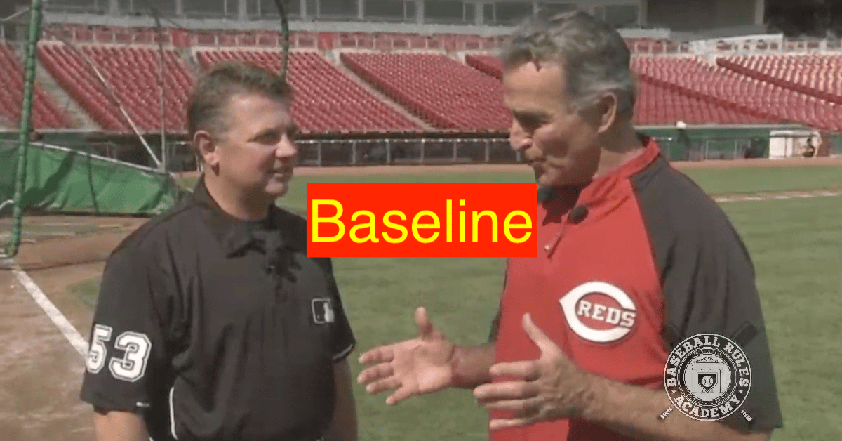 What Happened to the Baseline? Baseball Rules Academy