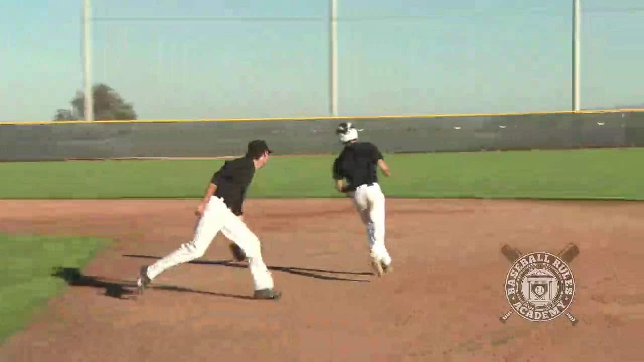 Does the Runner Go Out of the Baseline to Avoid a Tag? You Make the