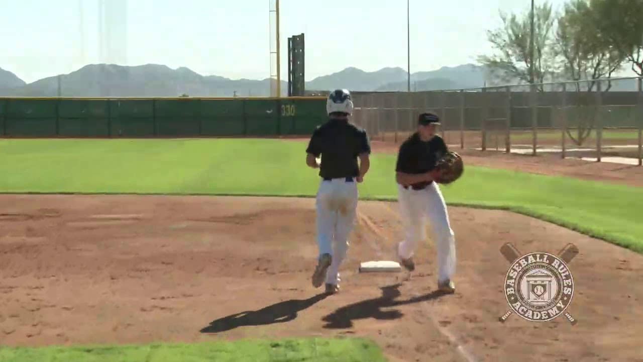 Runner's Lane Interference Baseball Rules Academy