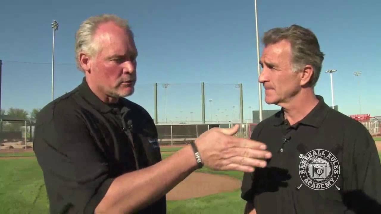 Ted Barrett Explains How a Runner Establishes His Own Baseline