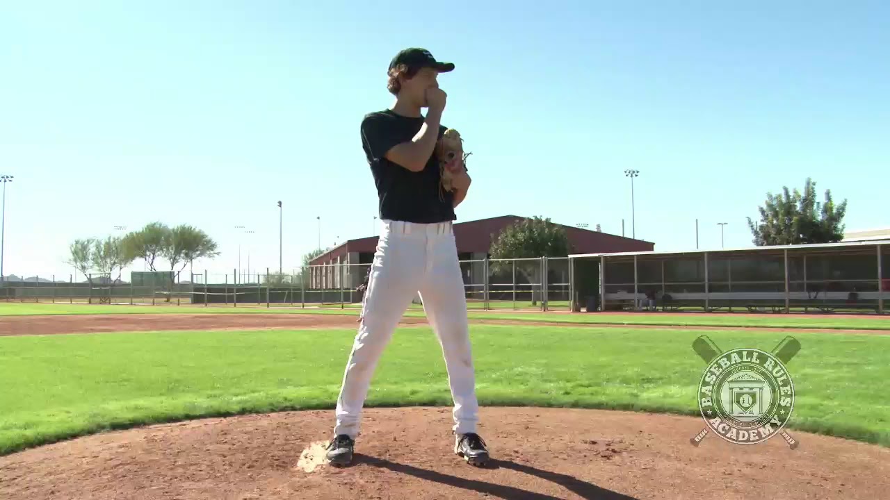 When can a Pitcher Blow into his Hand? Baseball Rules Academy