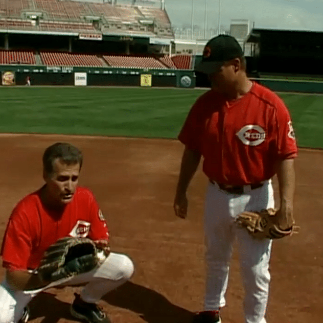 Pitcher attempts a pickoff at first base and ball goes into dead ball